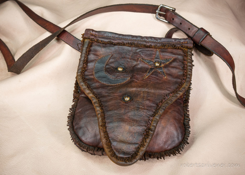 front of pouch