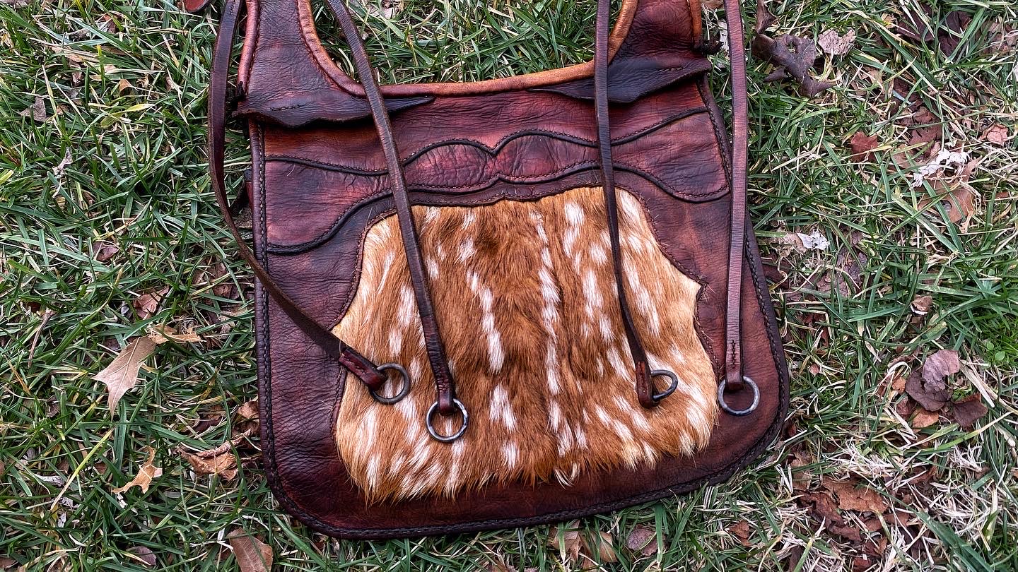  CLA Cowhide & Leather Travel Bag